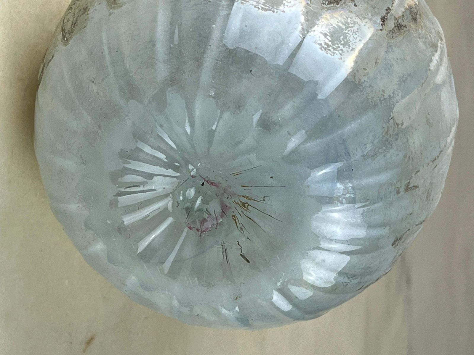 1708.0 Mid Century Archimede Seguso Opalescent Murano Glass Amphora  1940s photo