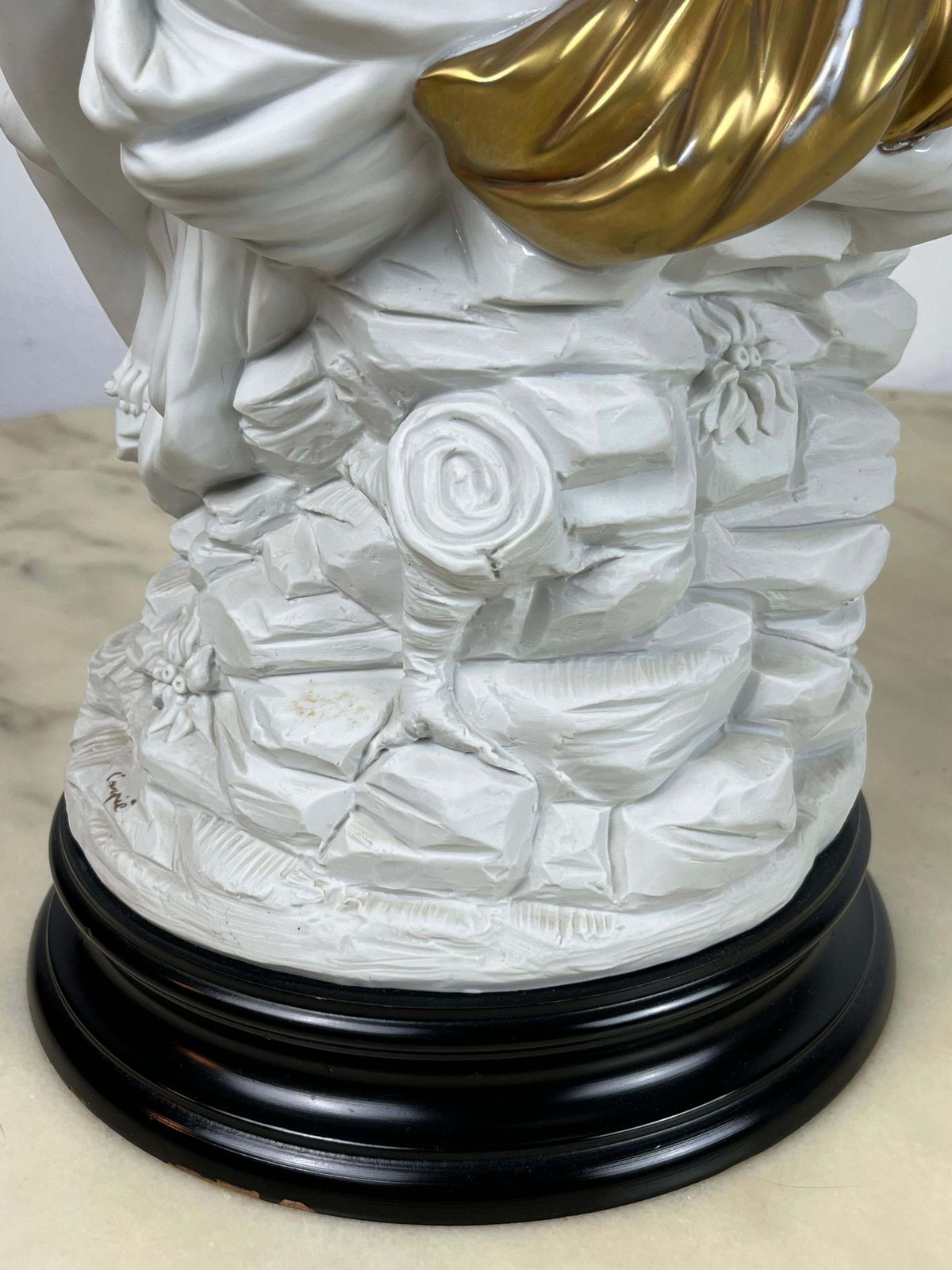 Large Carpiè Porcelain Statue, Made In Italy, 1970s photo furniture
