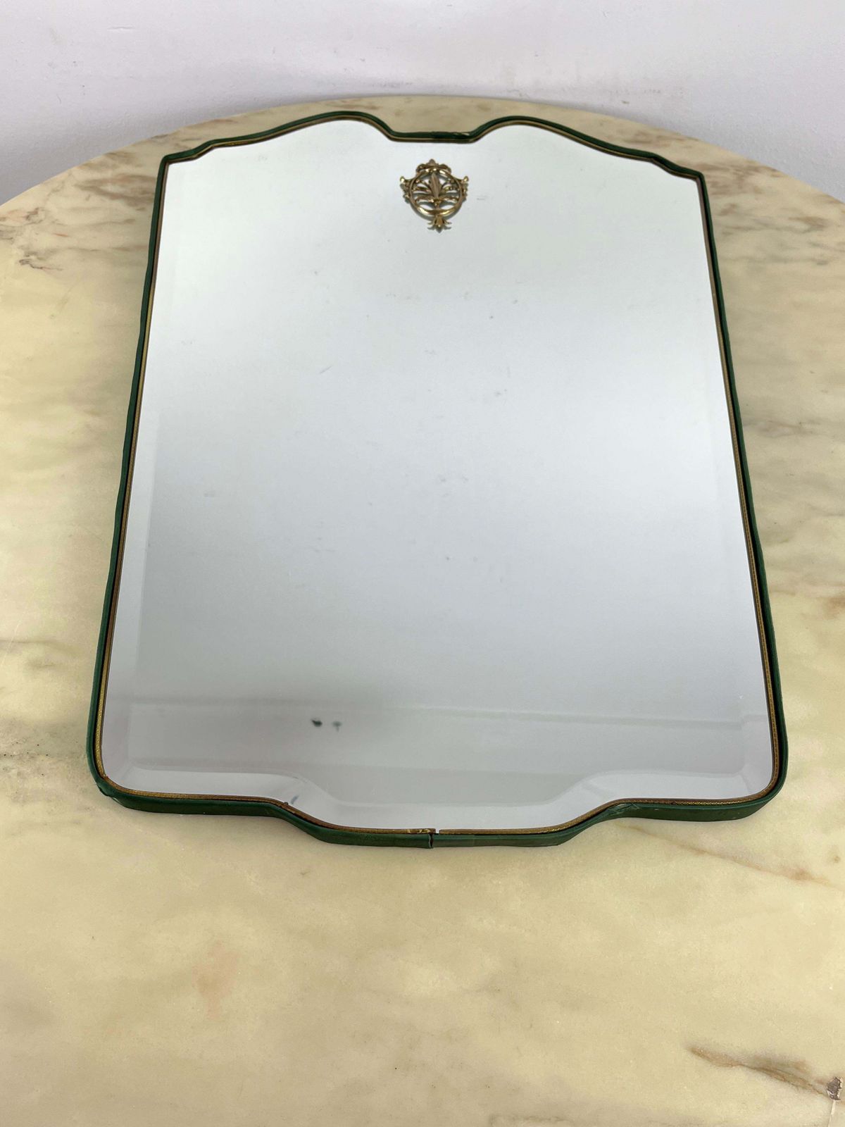 Mid Century Set Of Two Console And Mirror In The Style Of Paolo Buffa 1960s photo buy