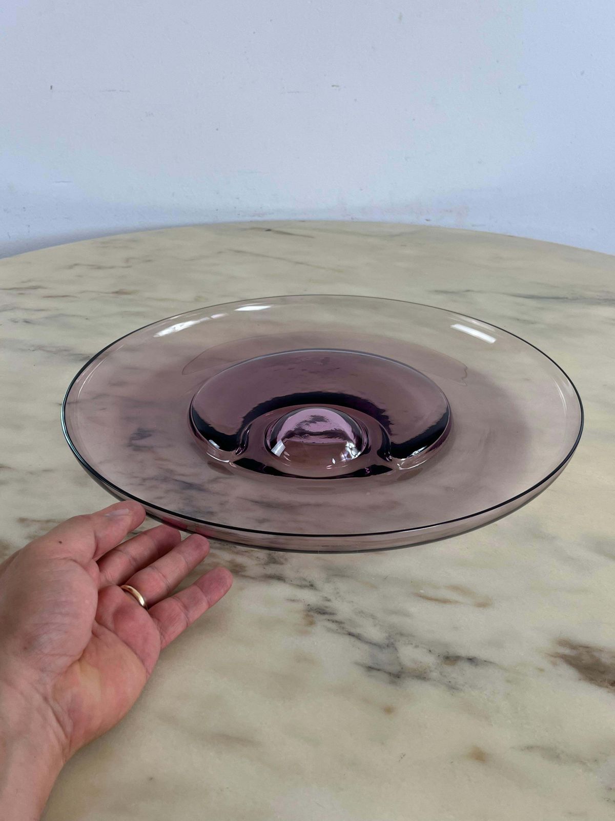 Large Murano Glass Centerpiece By Cenedese & Albarelli, 1970s photo vintage