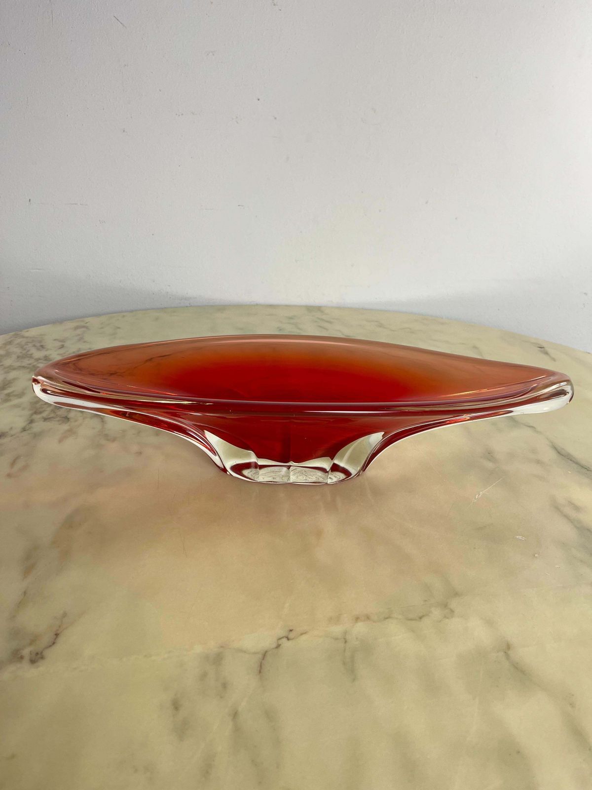 Mid Century Murano Glass Centerpiece 1960s photo vintage