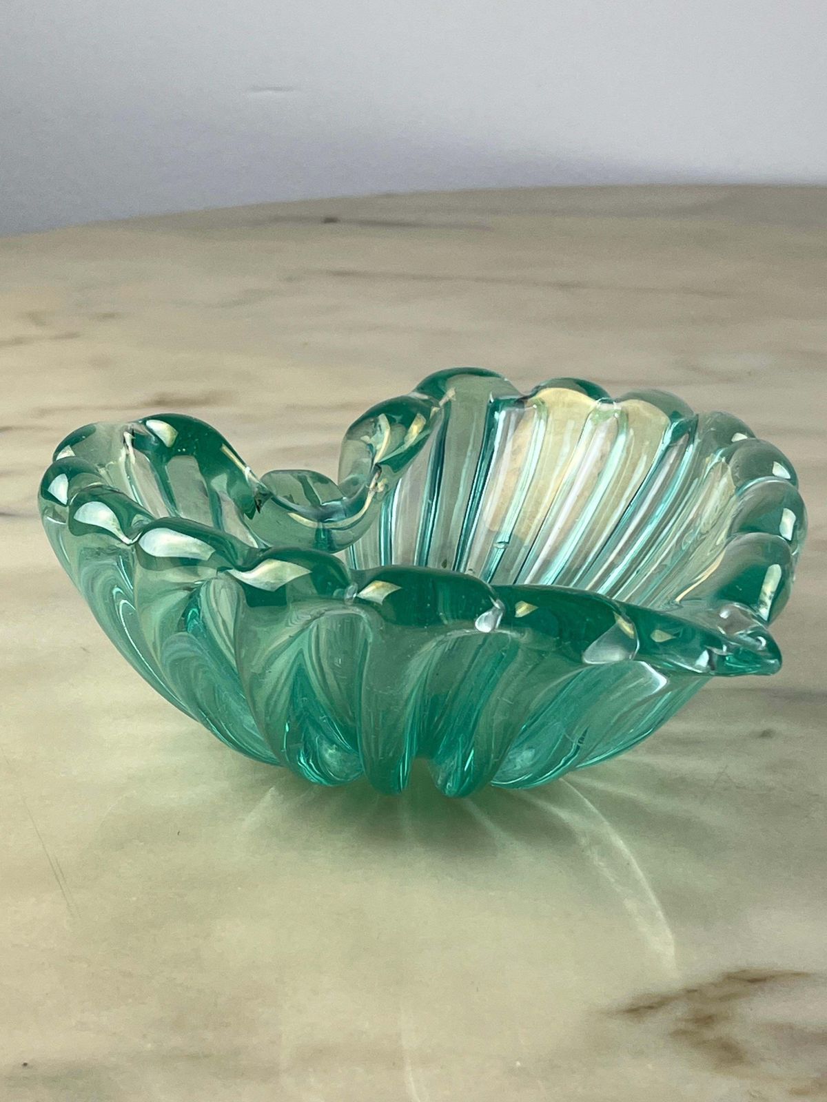 Murano Glass Ashtray, Attributed To Barovier & Toso, Italy, 1950s photo buy