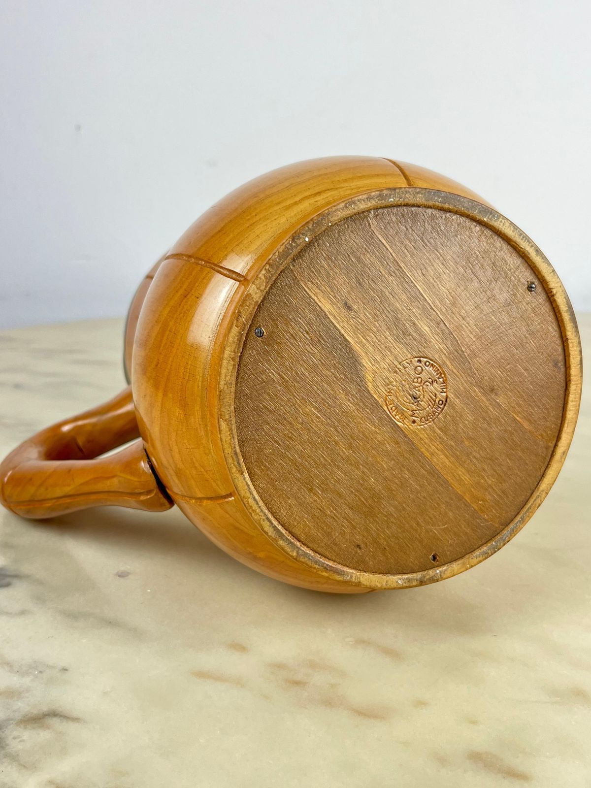 Aldo Tura For Macabo Milano Mid Century  Thermos Decanter In Walnut Wood 1950s photo buy