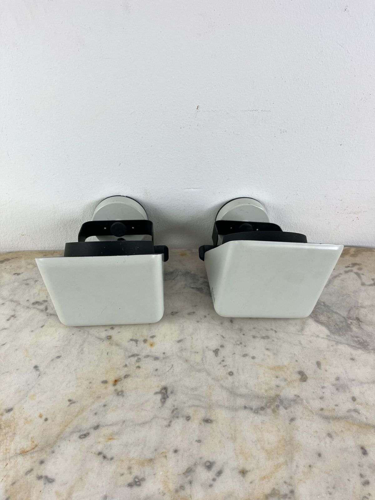 Set Of 2 Particular Vintage Adjustable Wall Lamps, Made In Italy, 1970s photo Lighting