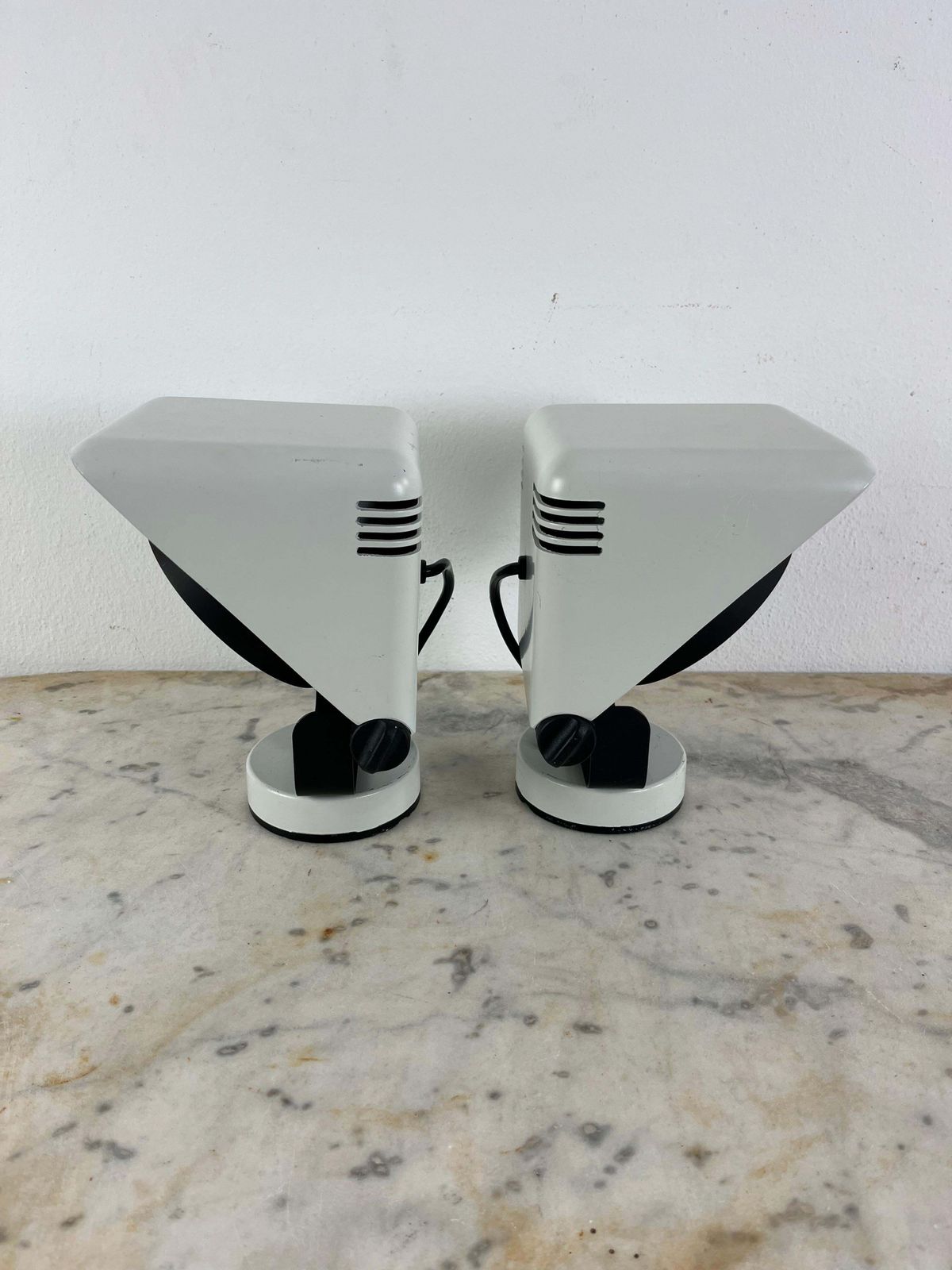 Set Of 2 Particular Vintage Adjustable Wall Lamps, Made In Italy, 1970s photo buy