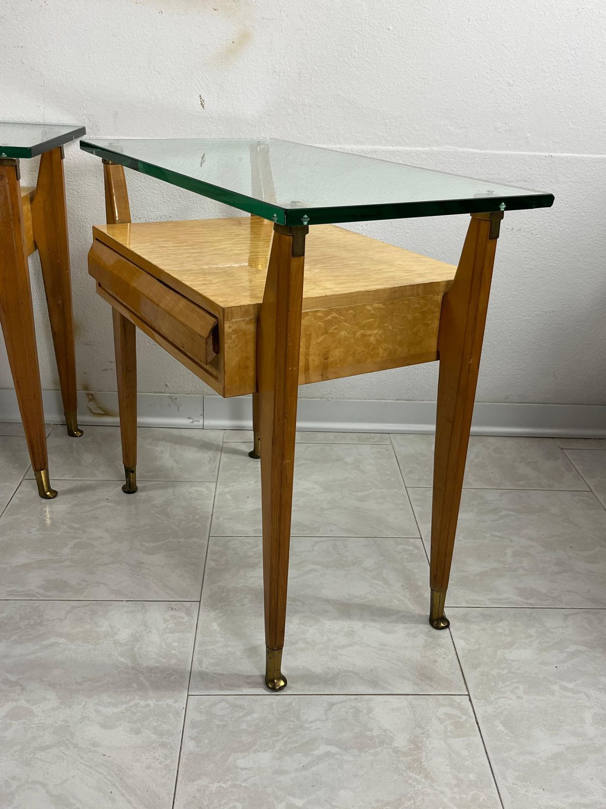 Set Of 2 Bedside Tables G. Cecchini/C. Lissone Attributed To Vittorio Dassi 1950 photo 2817.0