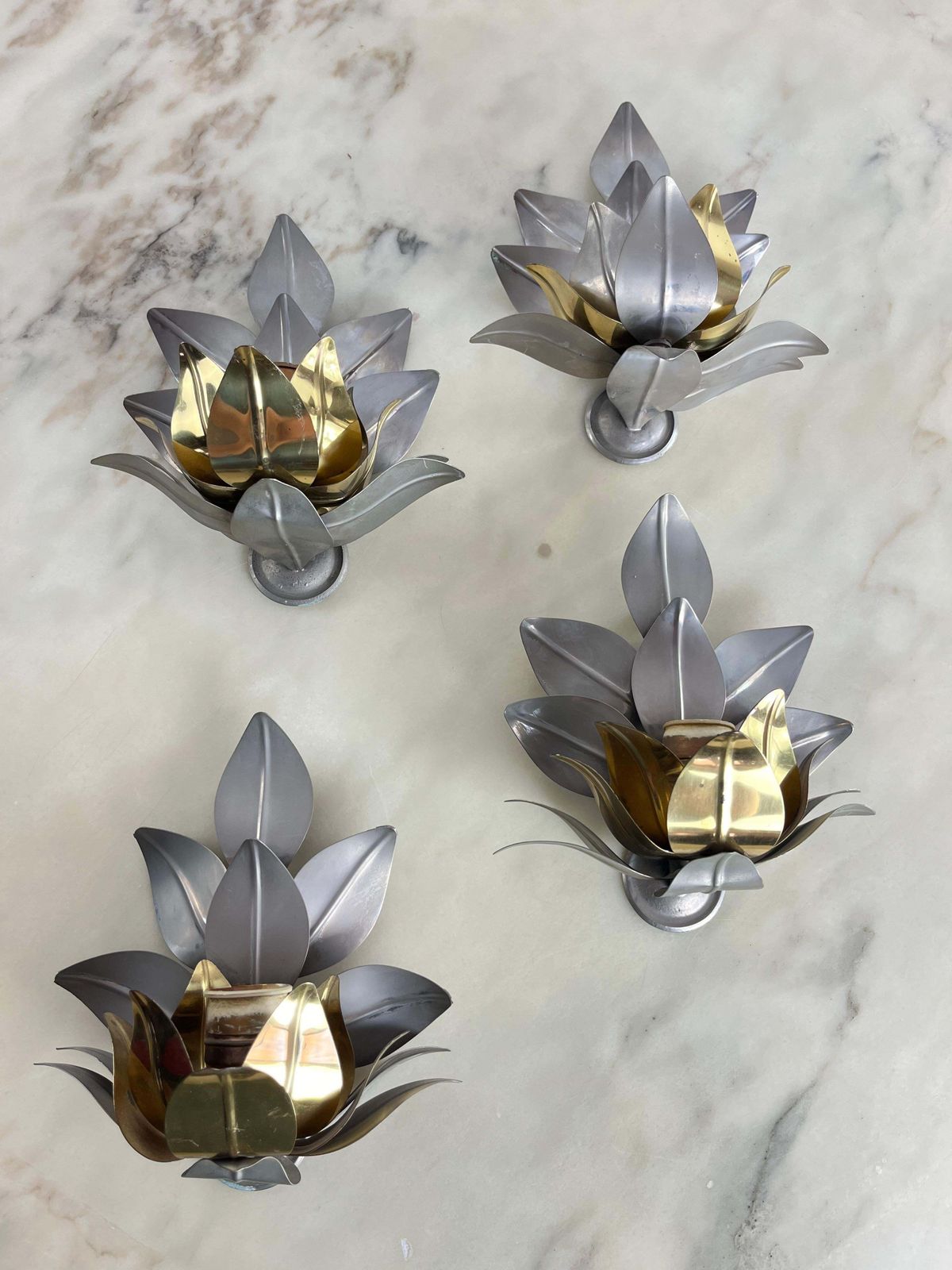 Set Of 4 Tommaso Barbi Wall Lamps/Sconces Mid Century 1960s photo furniture