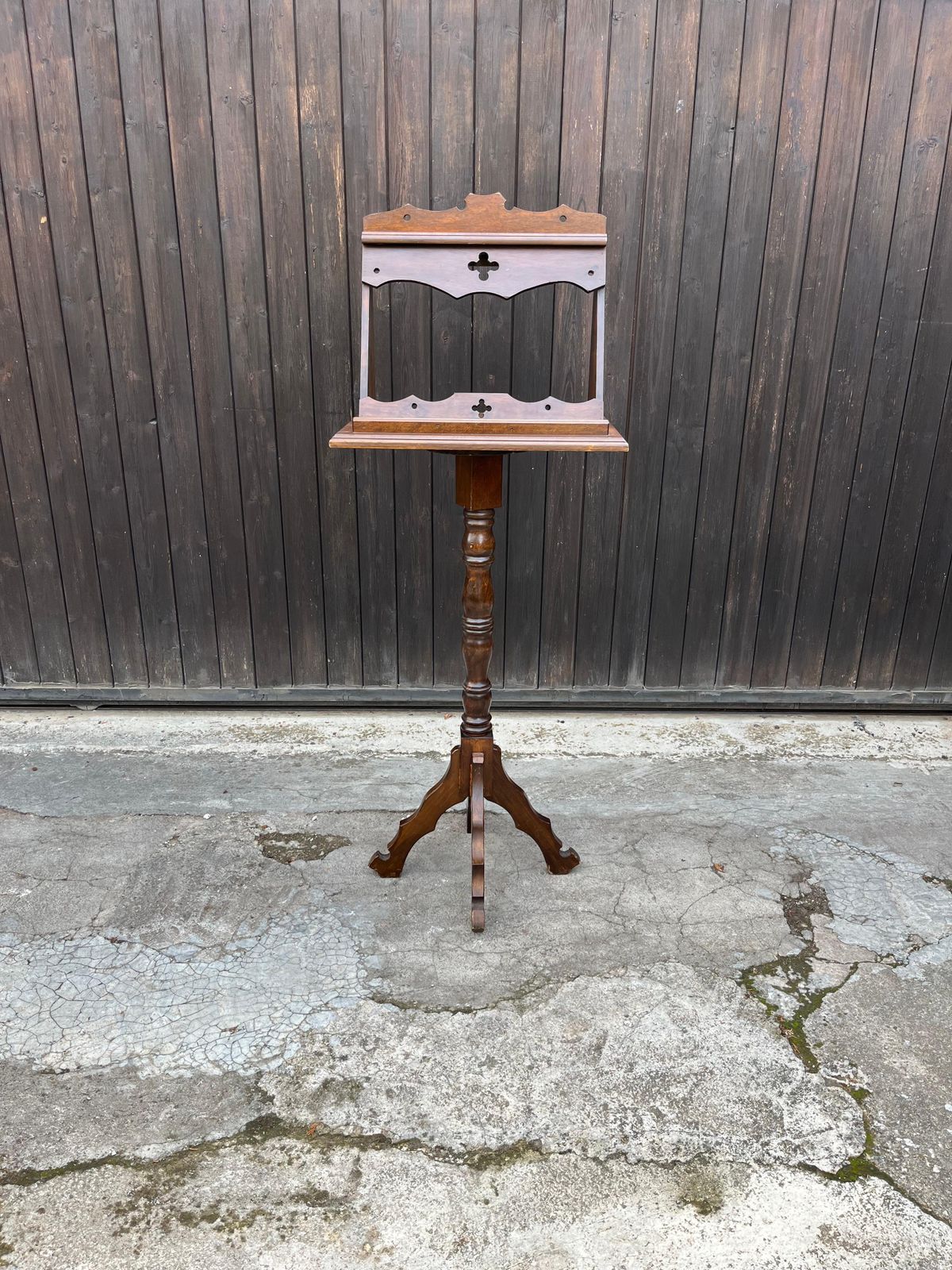 Mid Century Wooden Revolving Lectern, 1940s photo buy