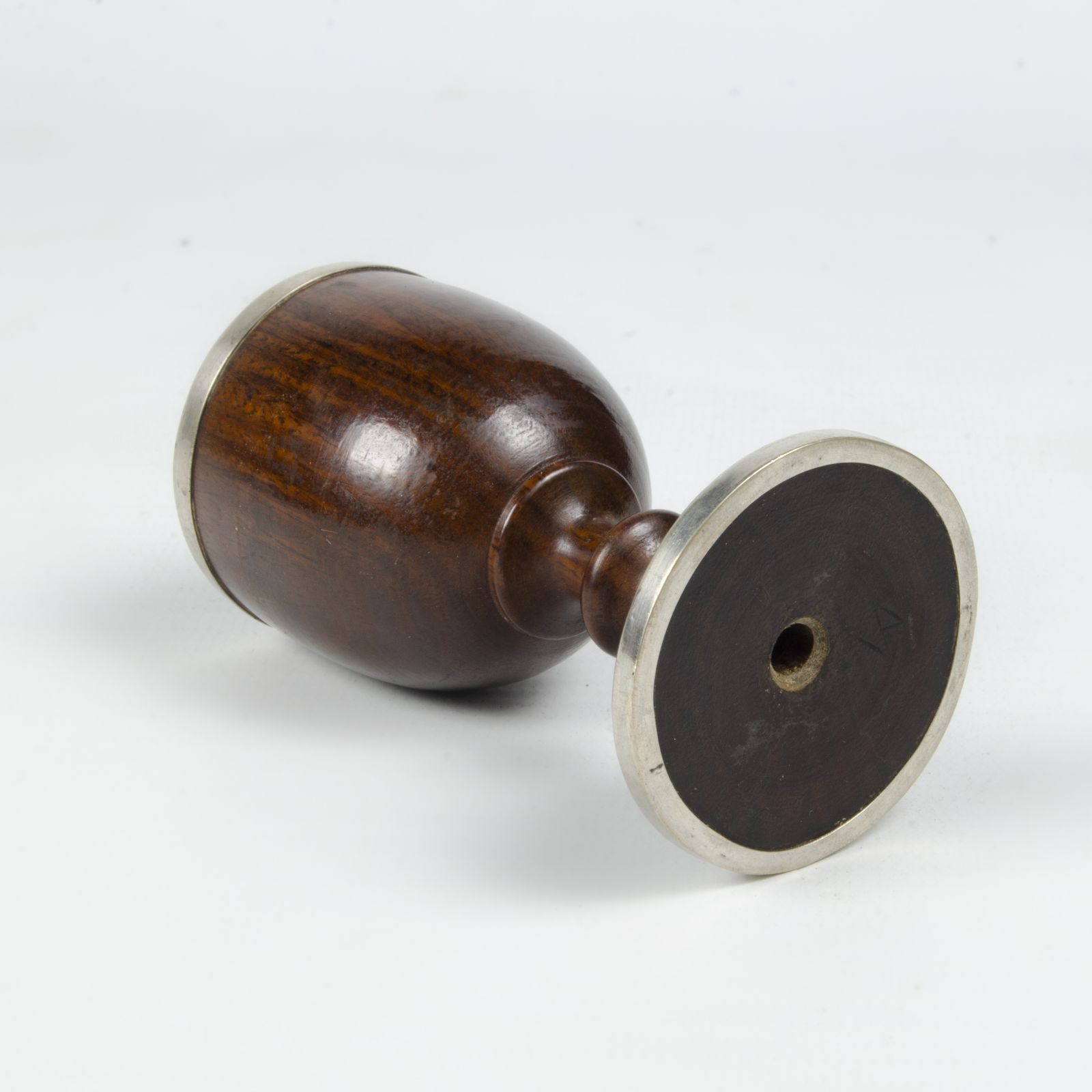 Late 19th Century German Wood And Silver Decanter Set With Tray And Six Glasses By The Company Gebrüder Kühn photo 2275.0