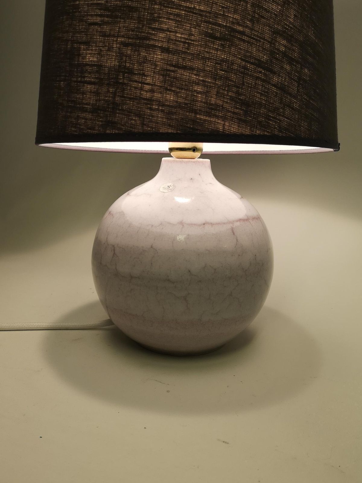 Midcentury Modern Ceramic Table Lamp Carl Harry Stålhane, Sweden photo vinterior
