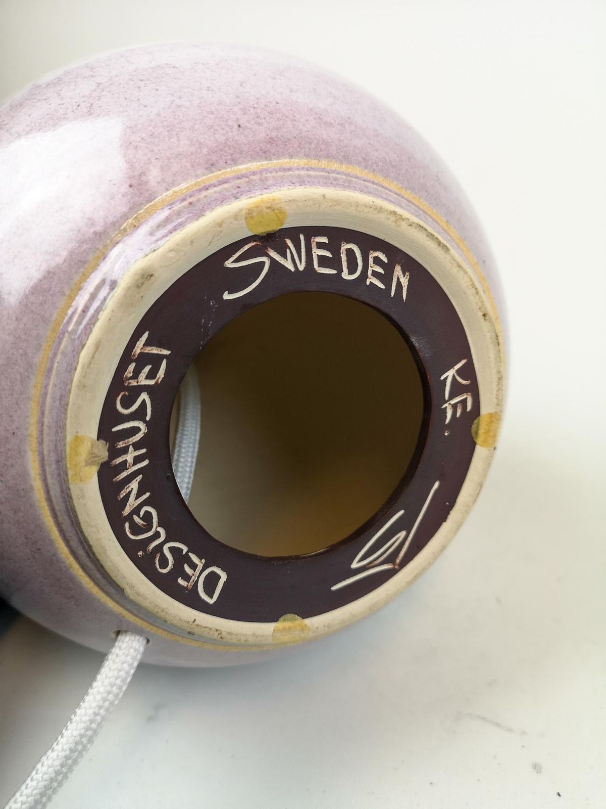photo furniture Midcentury Modern Ceramic Table Lamp Carl Harry Stålhane, Sweden