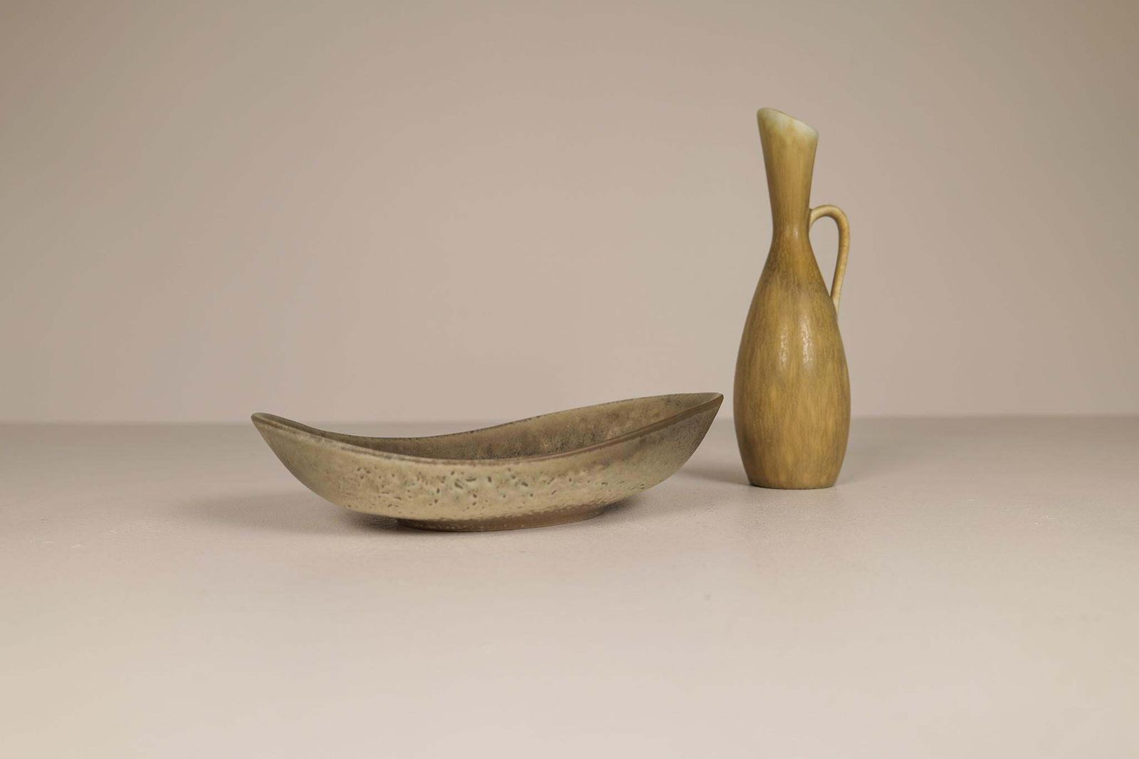 Midcentury Moder Bowl And Vase Rörstrand Carl Harry Stålhane, Sweden, 1950s photo for sale