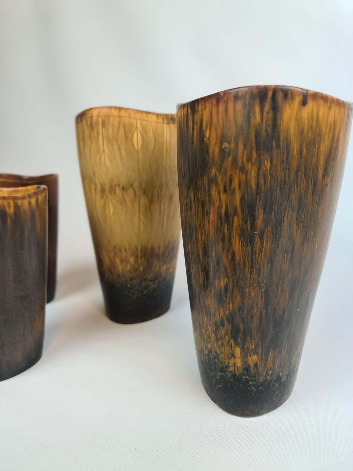 photo furniture Midcentury Modern Set Of 4 Ceramic Vases Gunnar Nylund Rörstrand Sweden