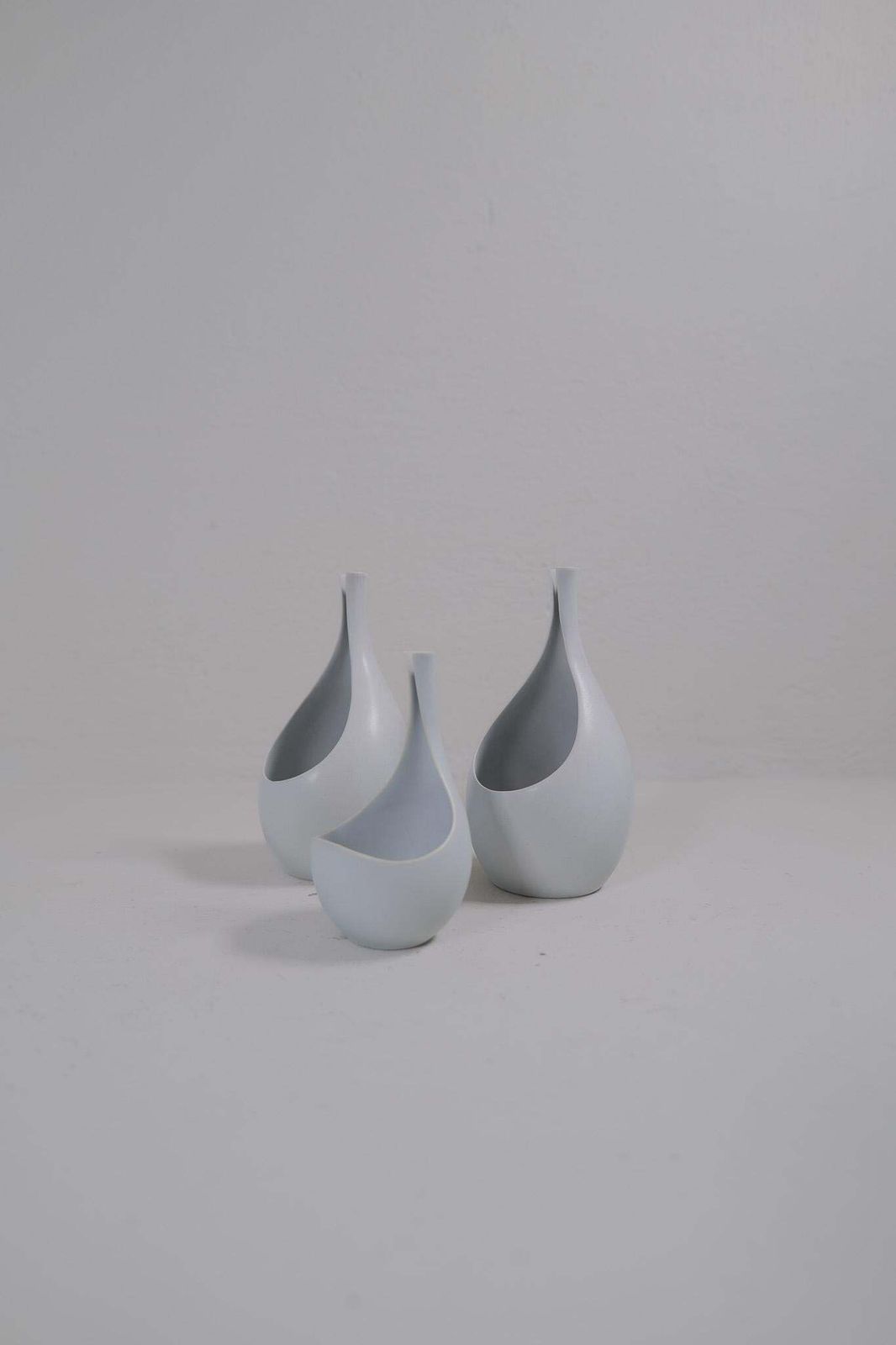Midcentury Ceramic Collection Of "Pungo" Vases Stig Lindberg Gustavsberg, 1950s photo Home Decor