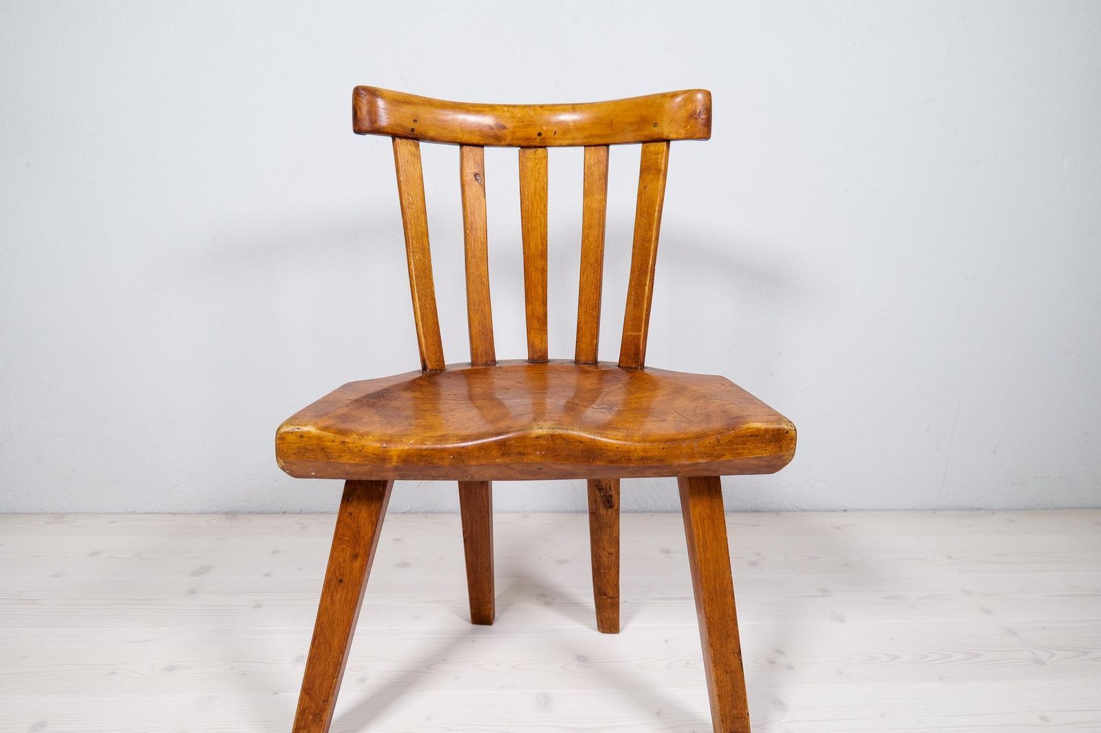 19th Century Swedish Folk Art Chair In Higly Decorative Shapes photo 2138.0