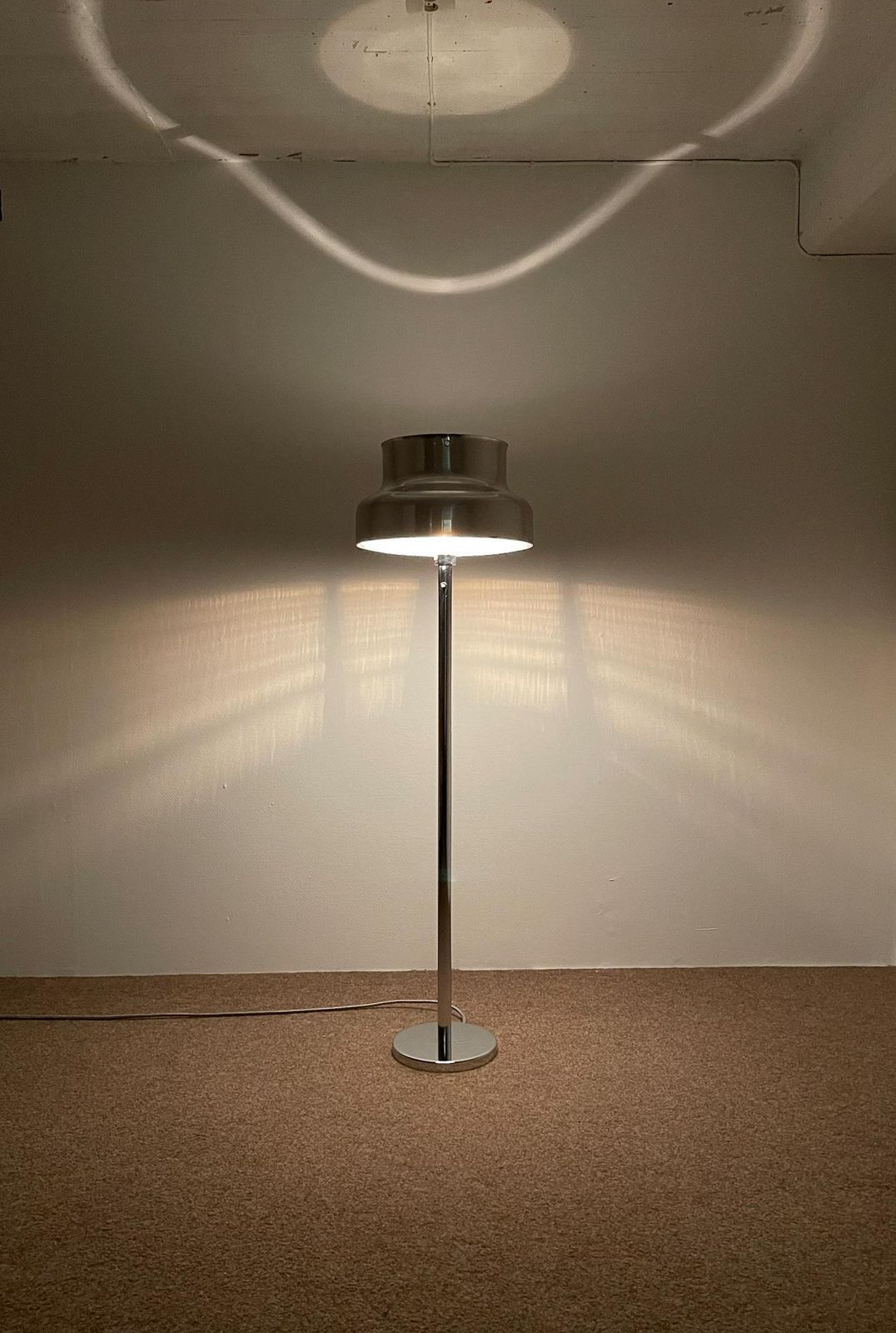 Midcentury Large Floor Lamp Bumling By Anders Pehrson, Ateljé Lyktan, 1960s photo furniture