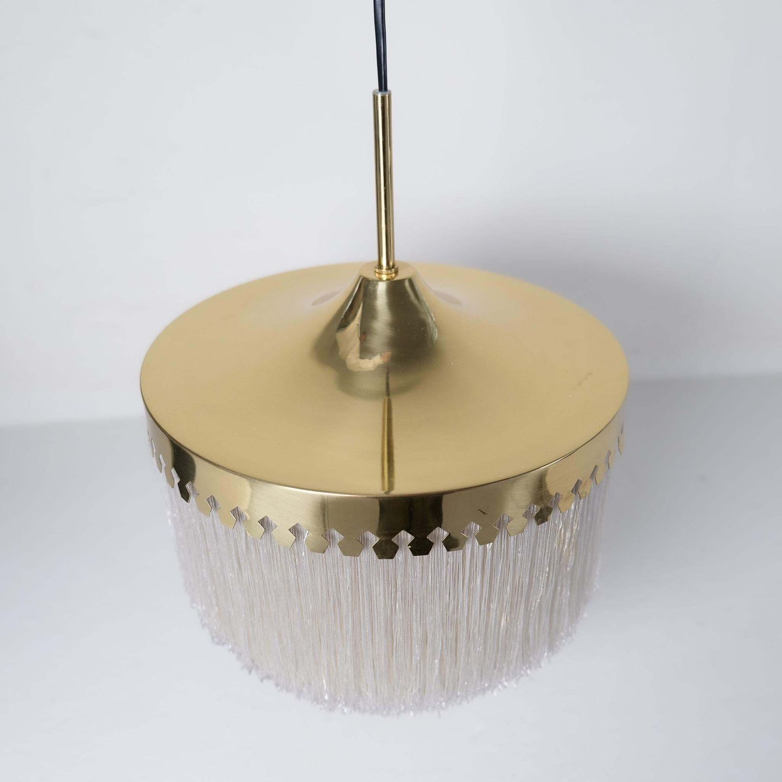 Midcentury Modern Hans Agne Jakobsson Ceiling Fringe Lamp Model T601, Sweden photo buy