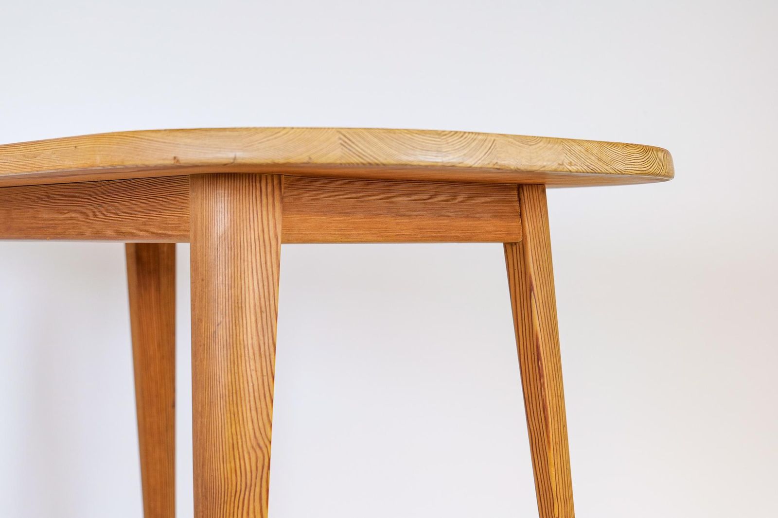 Furniture Midcentury Pine Coffee Table By Carl Malmsten, Sweden, 1940s photo