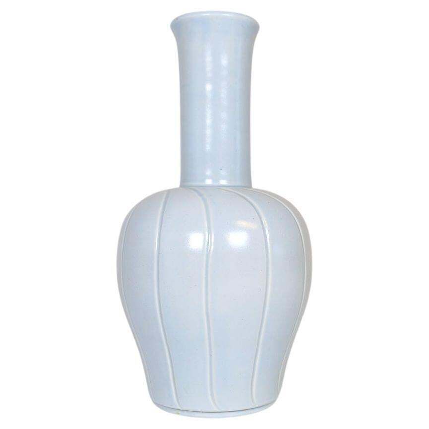 Art Deco Ceramic Vase Bo Fajans Ewald Dahlskog, Sweden, 1937