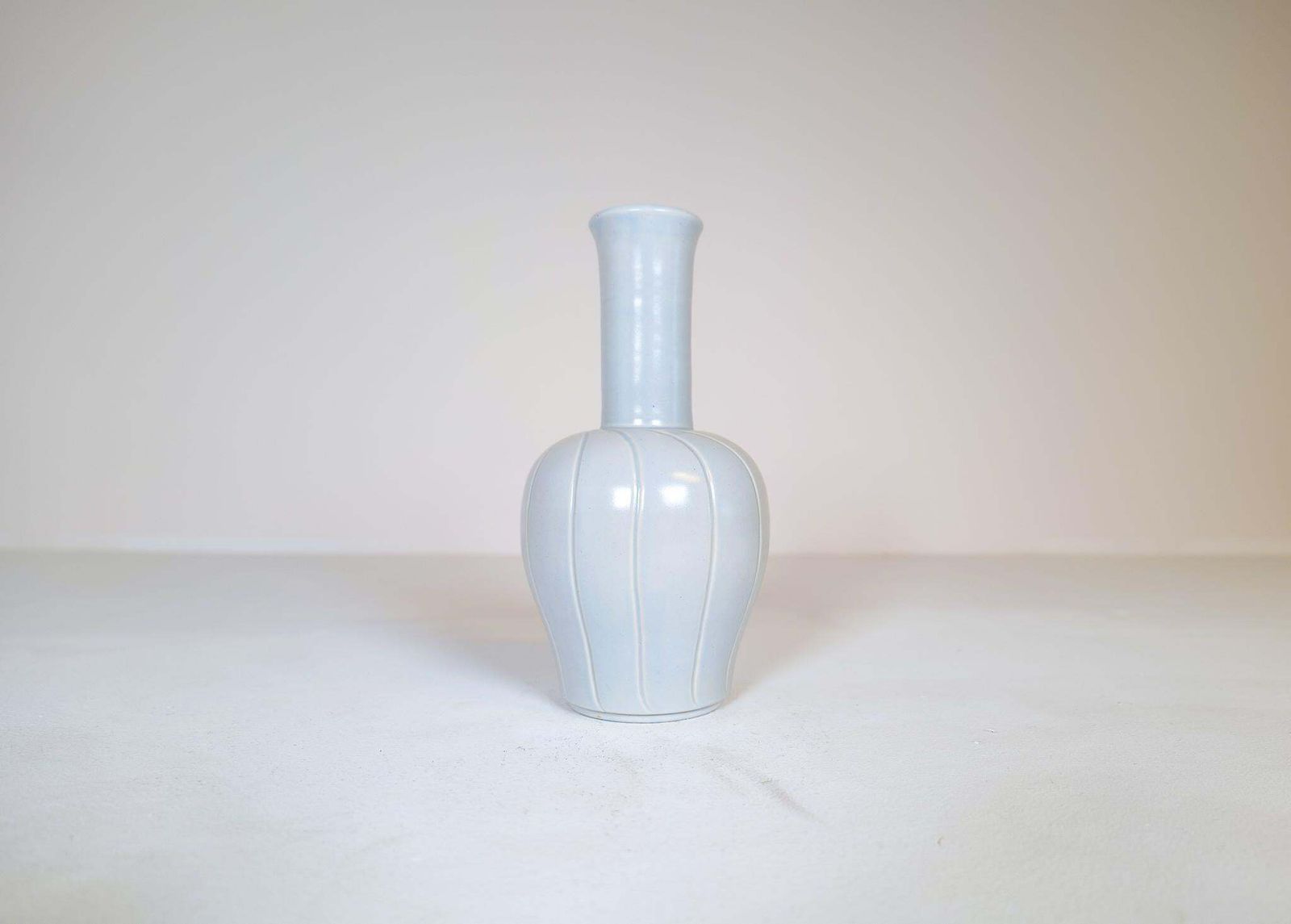 Art Deco Ceramic Vase Bo Fajans Ewald Dahlskog, Sweden, 1937 photo furniture