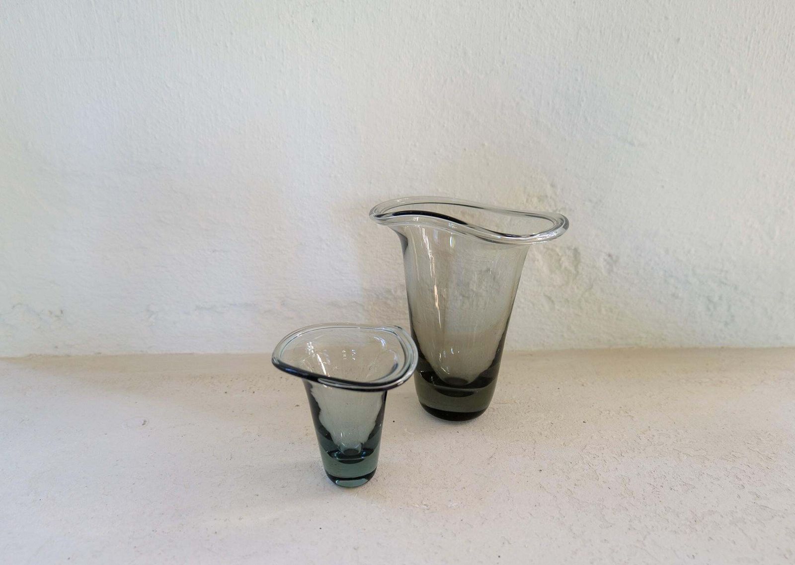 Midcentury Collection Of 4 Sculptural Pieces Kosta Vicke Lindstrand Sweden 1950s photo vintage
