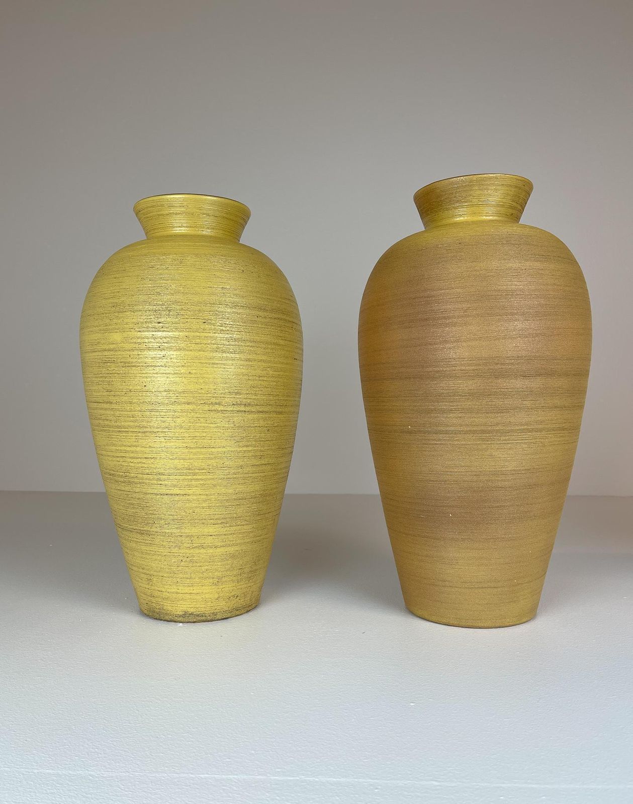 Pair Of Art Deco Floor Vases By Upsala Ekeby, Sweden, 1940s photo furniture