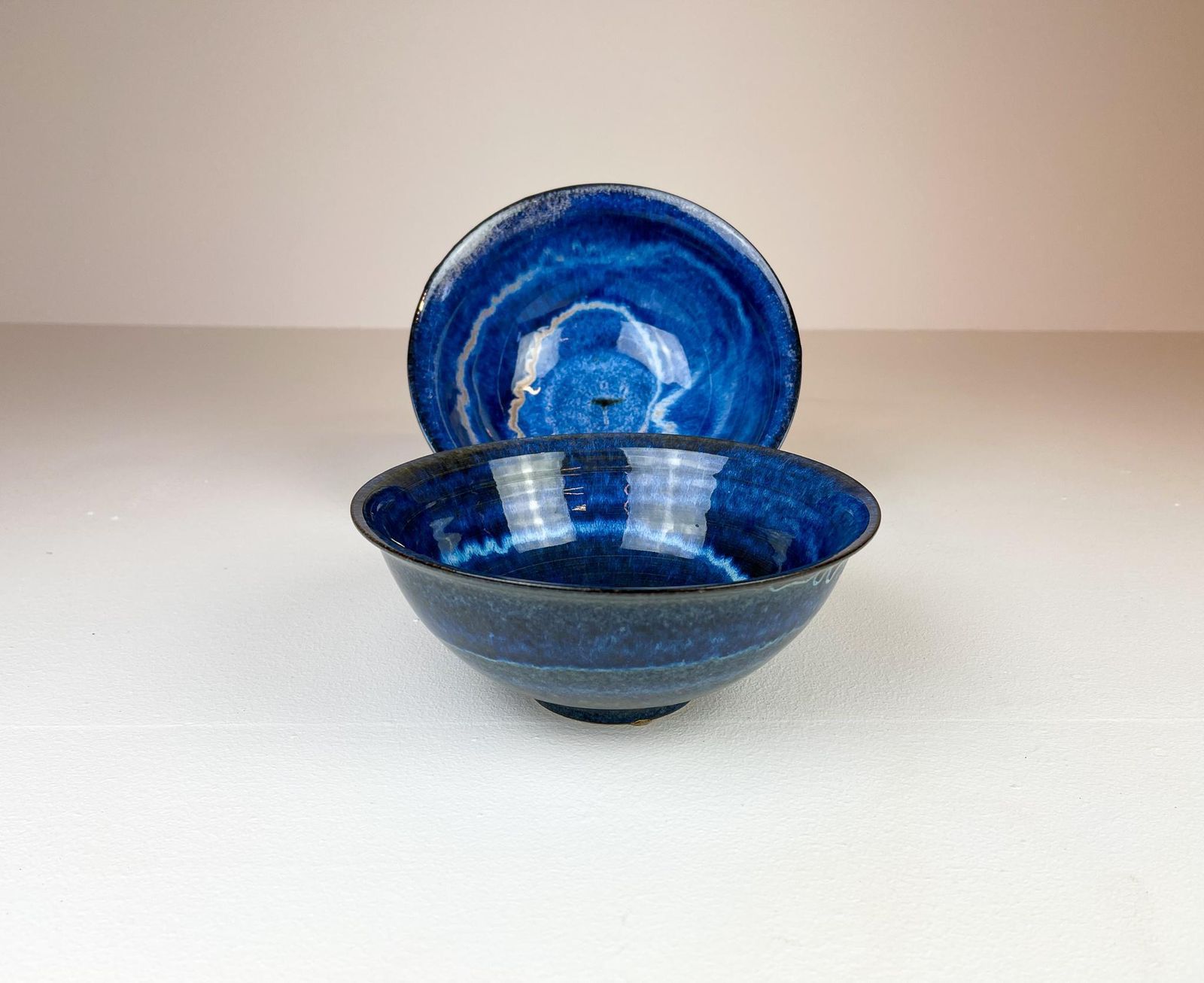 Scandinavian Modern Ceramic Bowls By Carl Harry Stålhane Design Huset, Sweden photo for sale