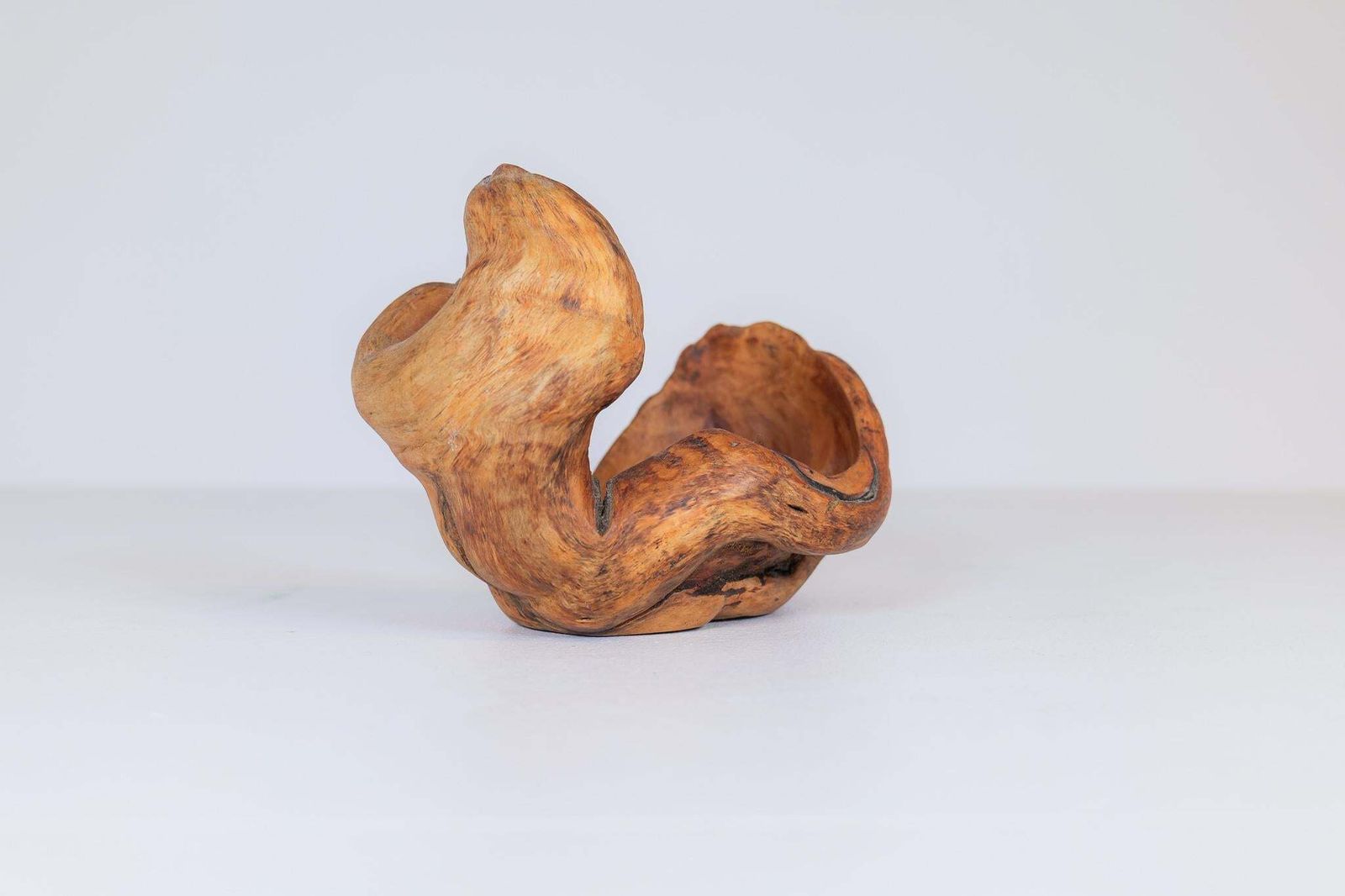Swedish Folk Art Organic Burl Bowl, Circa 1960s photo for sale