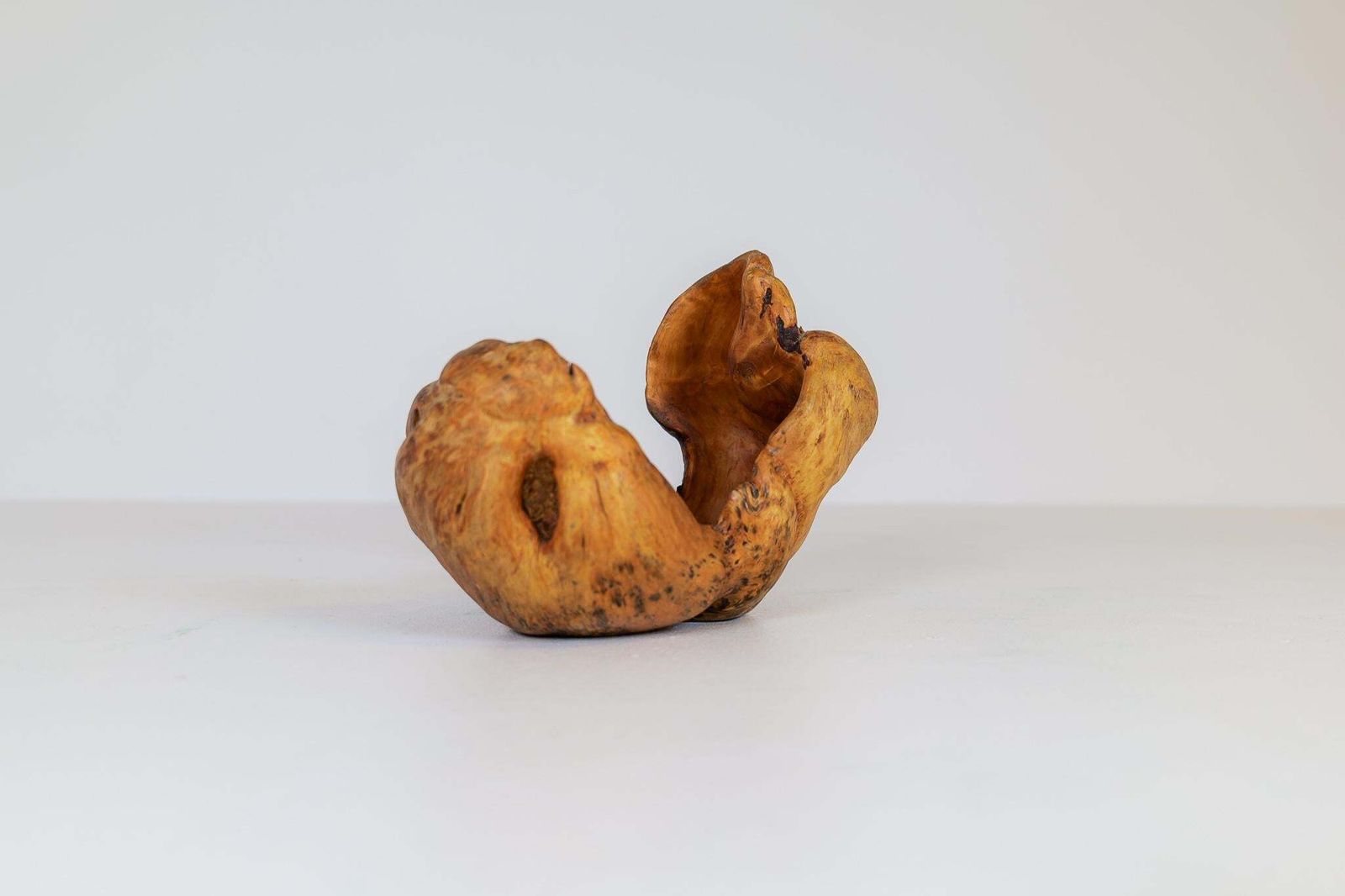 Swedish Folk Art Organic Burl Bowl, Circa 1960s photo buy