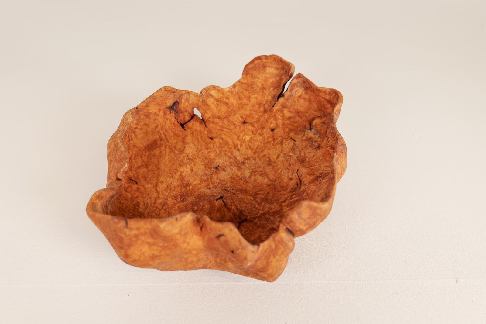 photo furniture Scandinavian Modern Swedish Folk Art Large Organic Burl Bowl, Circa 1960s