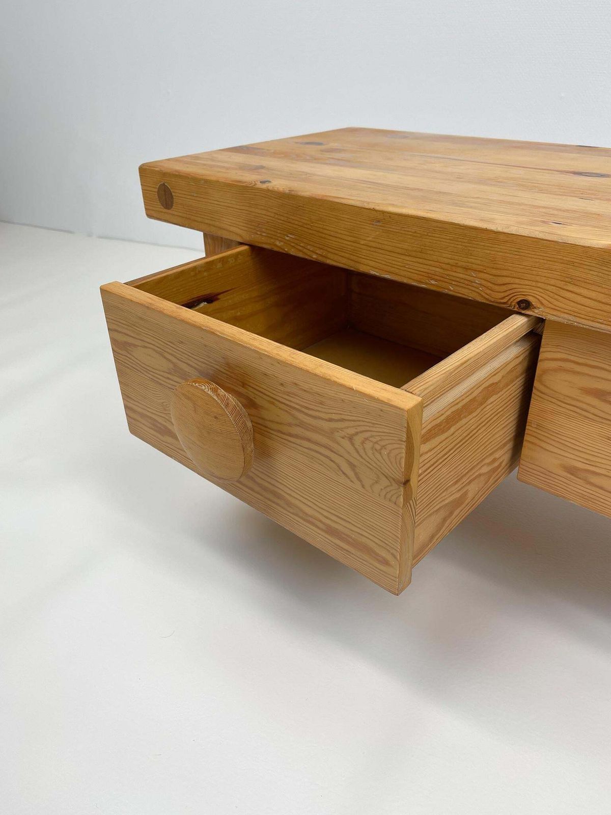 photo furniture Scandinavian Modern Solid Pine Bench By Fröseke, Furniture Maker In Sweden, 1970s