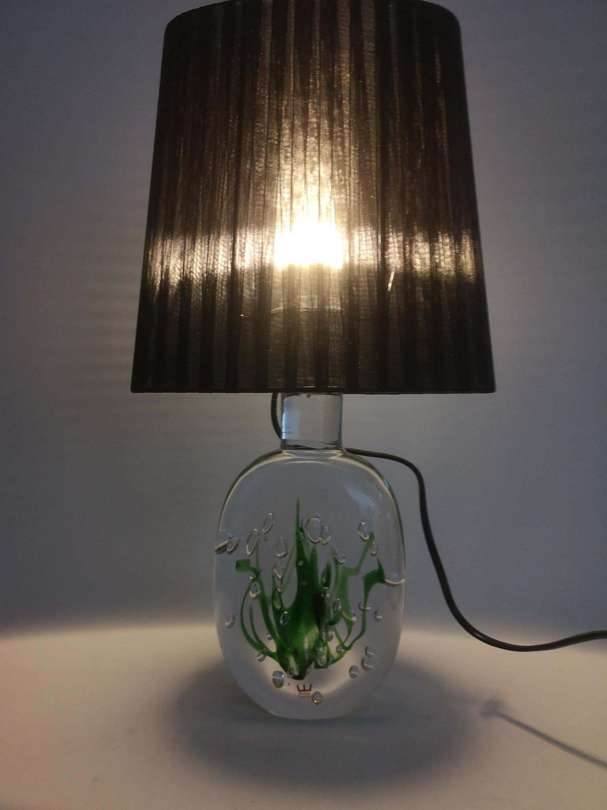 Midcentury Table Lamp "Seaweed" Kosta Vicke Lindstrand, 1950s, Sweden photo vinterior