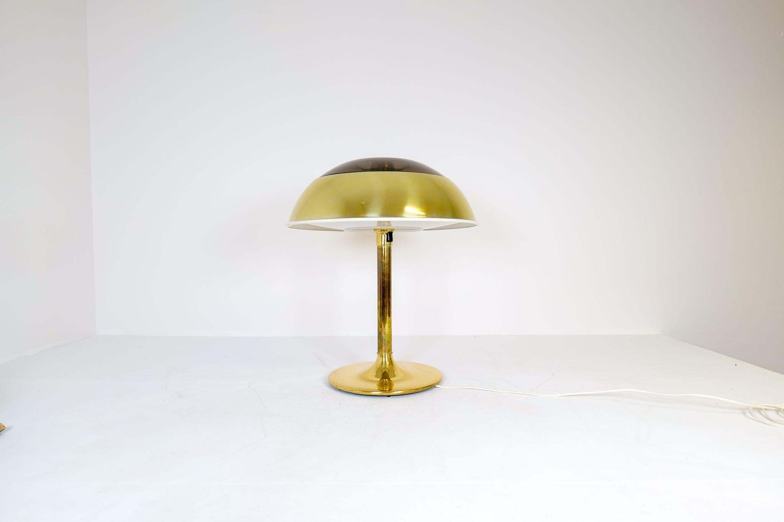 Space Age Large Table Lamp Brass Fagerhults, Sweden, 1970s photo furniture