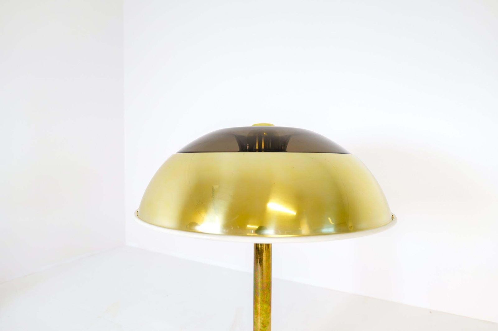Space Age Large Table Lamp Brass Fagerhults, Sweden, 1970s photo vinterior