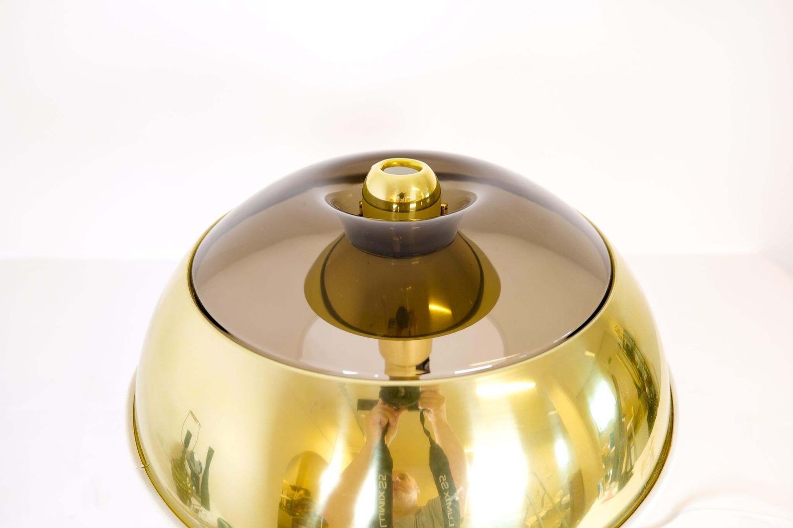 Space Age Large Table Lamp Brass Fagerhults, Sweden, 1970s photo buy