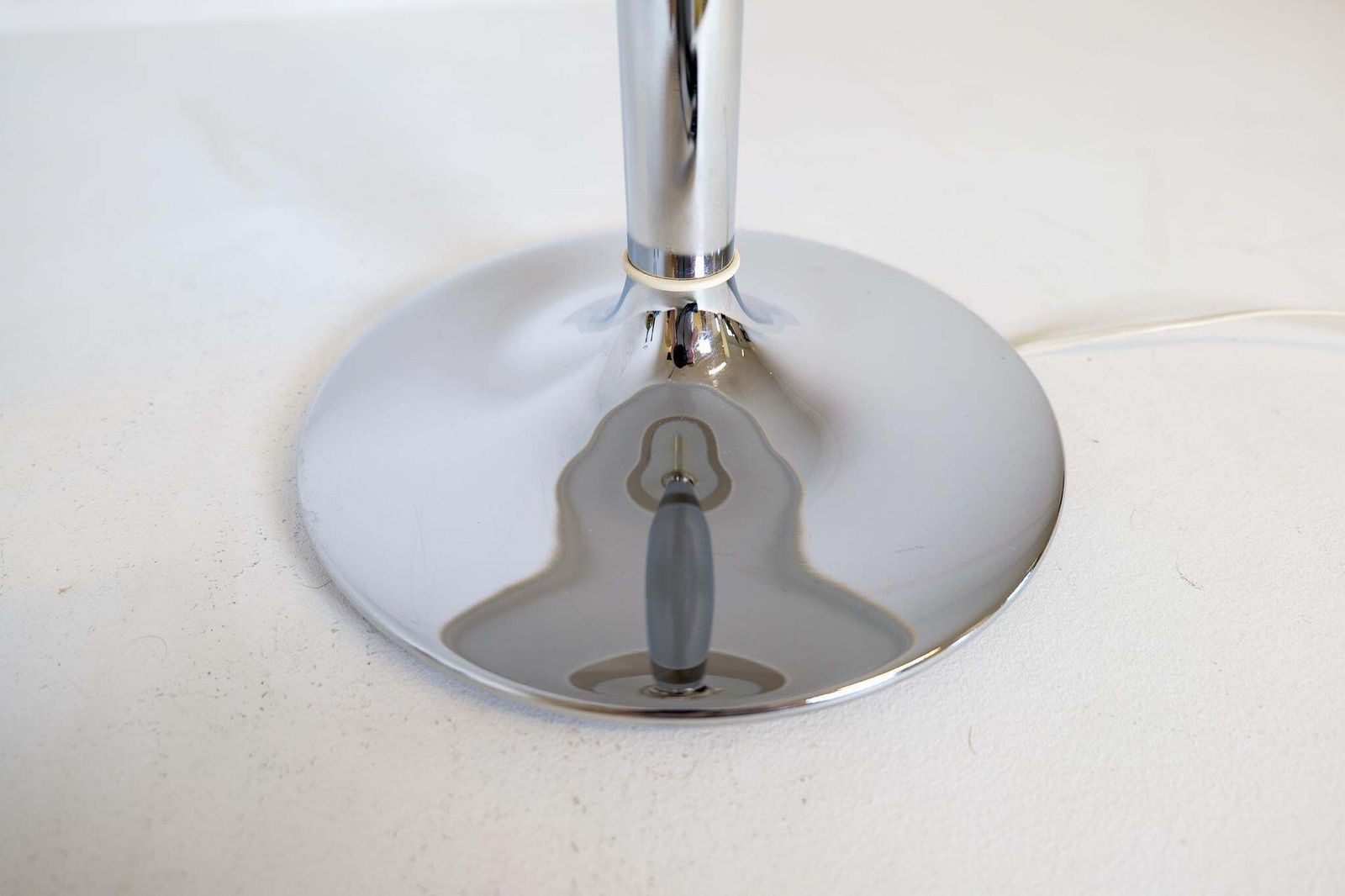 1496.0 Space Age Large Table Lamp Chrome Fagerhults, Sweden, 1970s photo