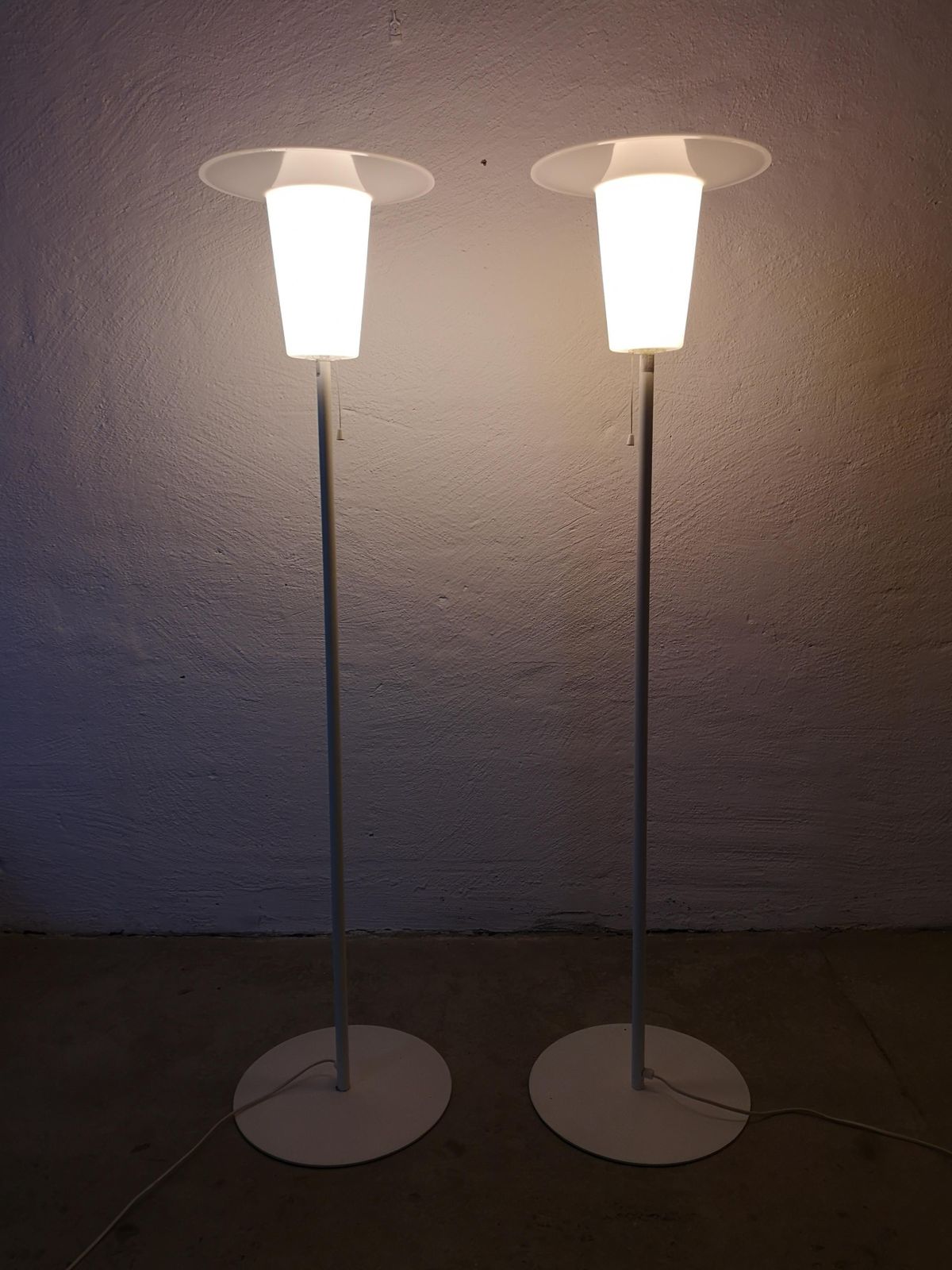 Midcentury Modern Pair Of Floor Lamps Luxus, Sweden, 1970s photo furniture