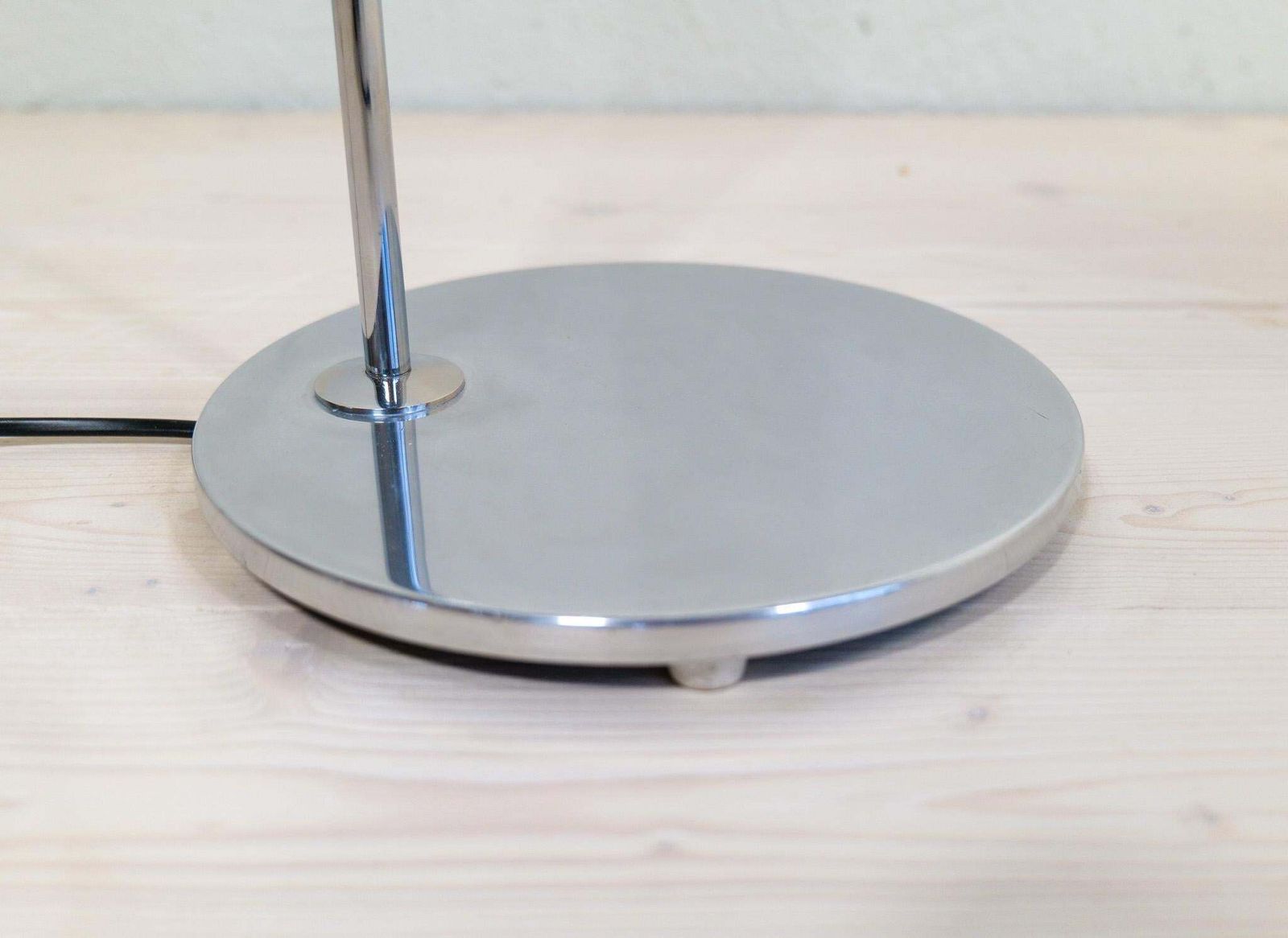 Midcentury Modern Floor Lamp In Chrome, Model G 075, Bergboms, Sweden, 1960s photo vintage
