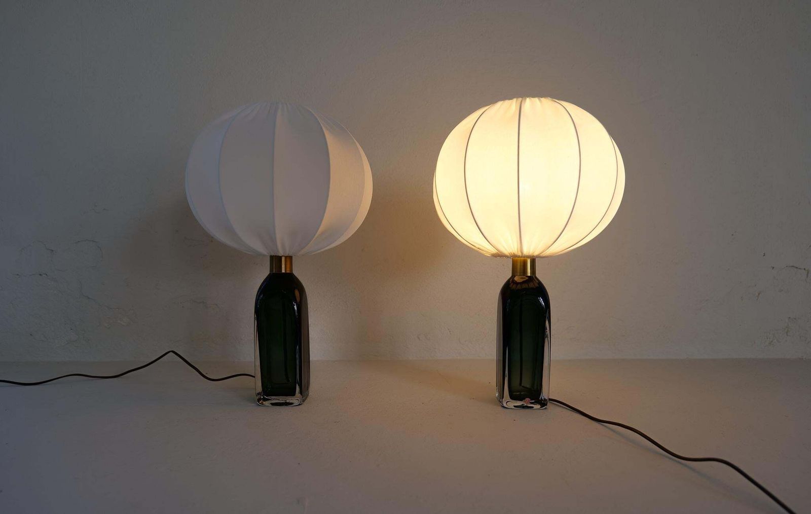 photo for sale Midcentury Modern Table Lamps By Carl Fagerlund For Orrefors Sweden Rd 1406