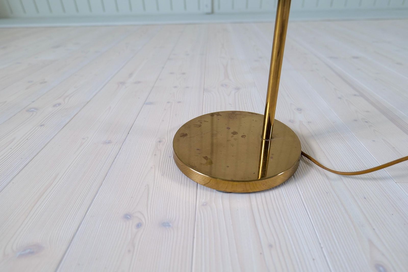 photo for sale Midcentury Modern Brass Floor Lamp Bergboms G 03, Sweden, 1960s