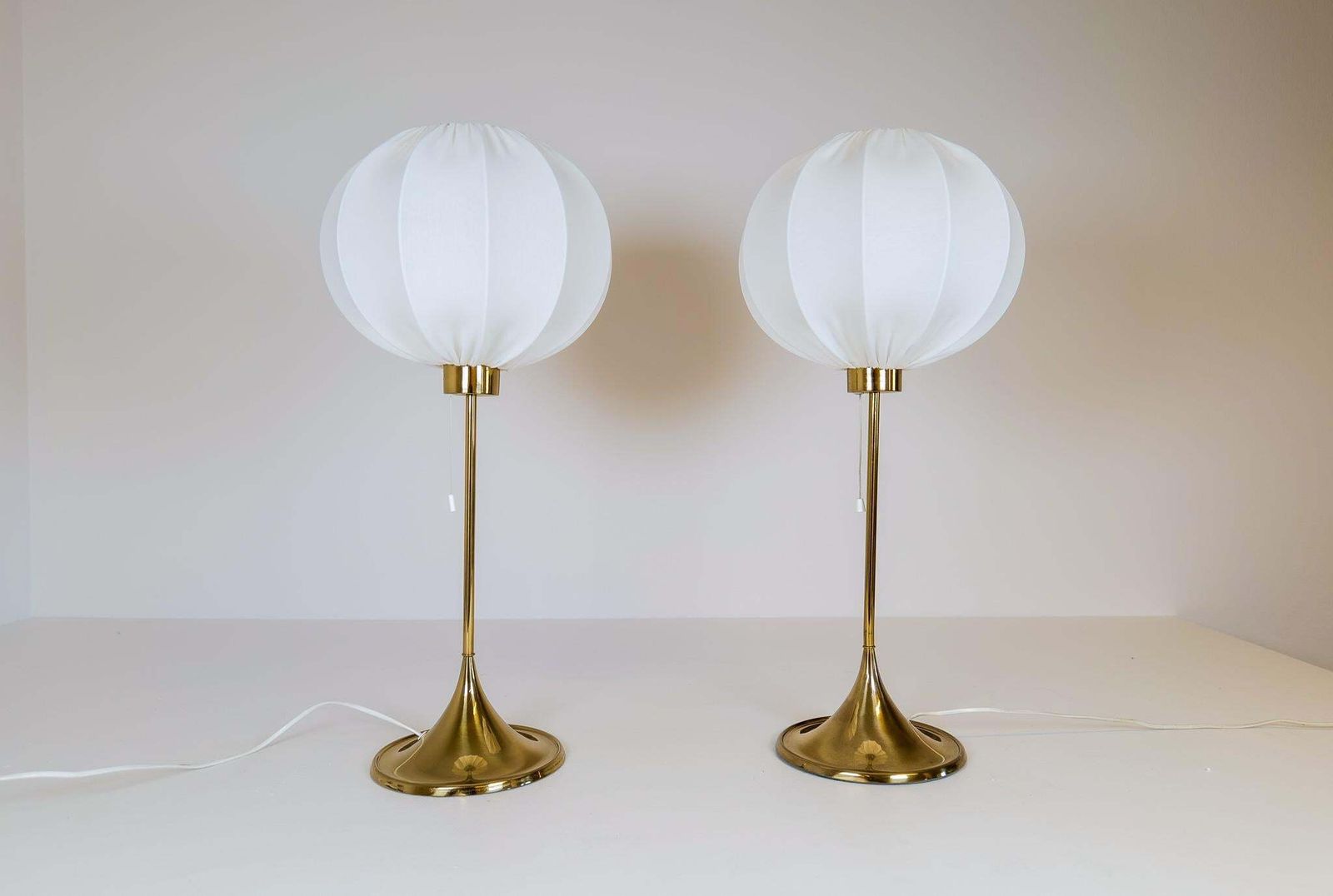 Midcentury Pair Of Bergboms B 024 Table Lamps, 1960s, Sweden photo furniture
