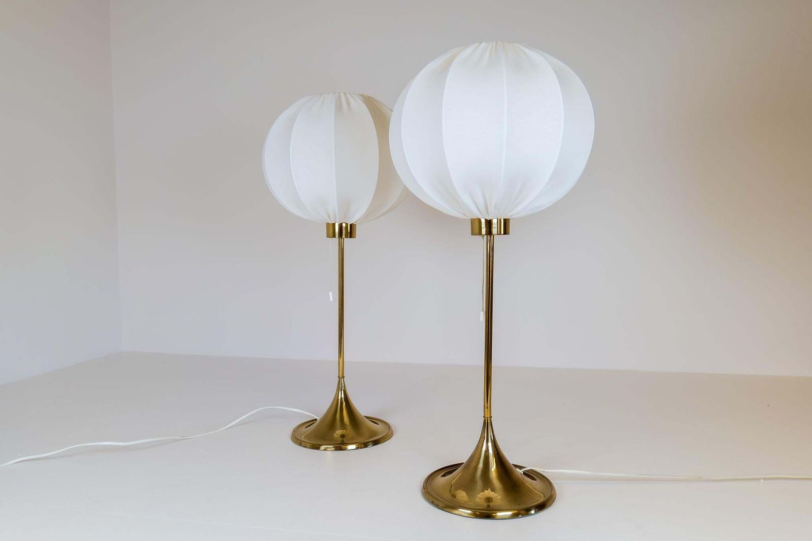 Midcentury Pair Of Bergboms B 024 Table Lamps, 1960s, Sweden photo buy