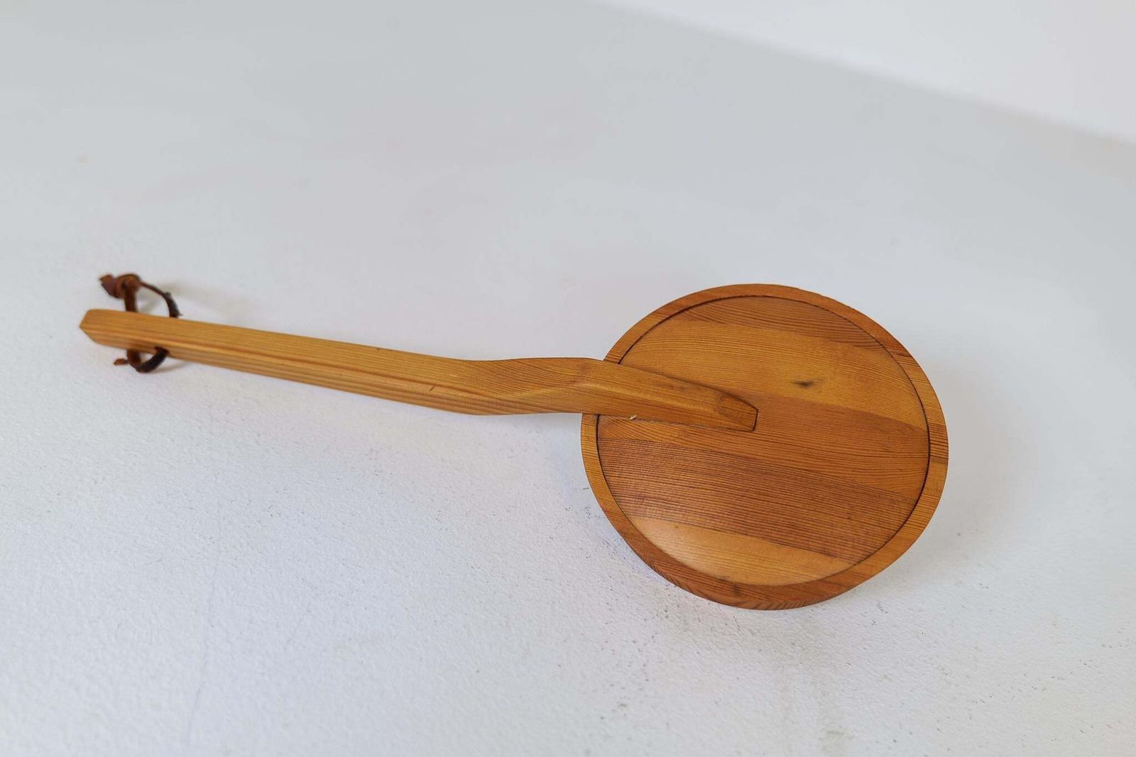 Home Decor Midcentury Mirror/Hand Mirror In Pine Sweden 1970s photo