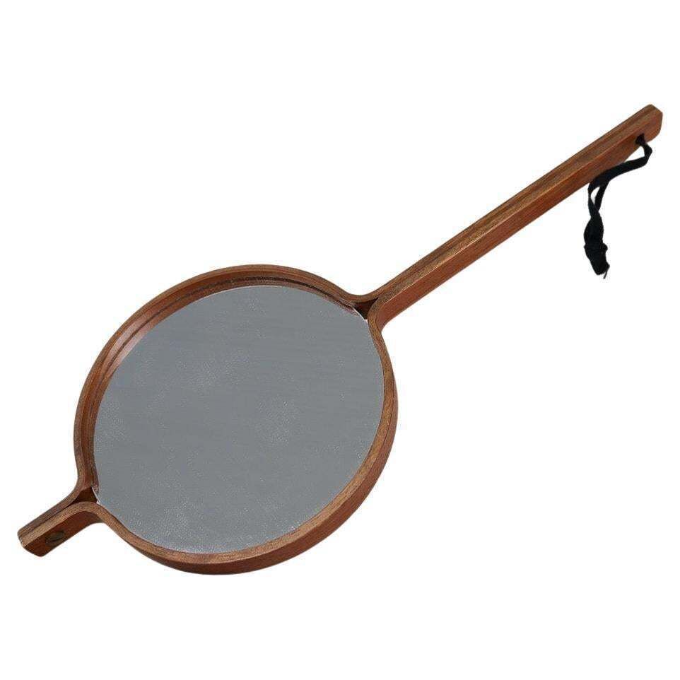 Midcentury Modern Hans Agne Jakobsson Hand Mirror, Sweden