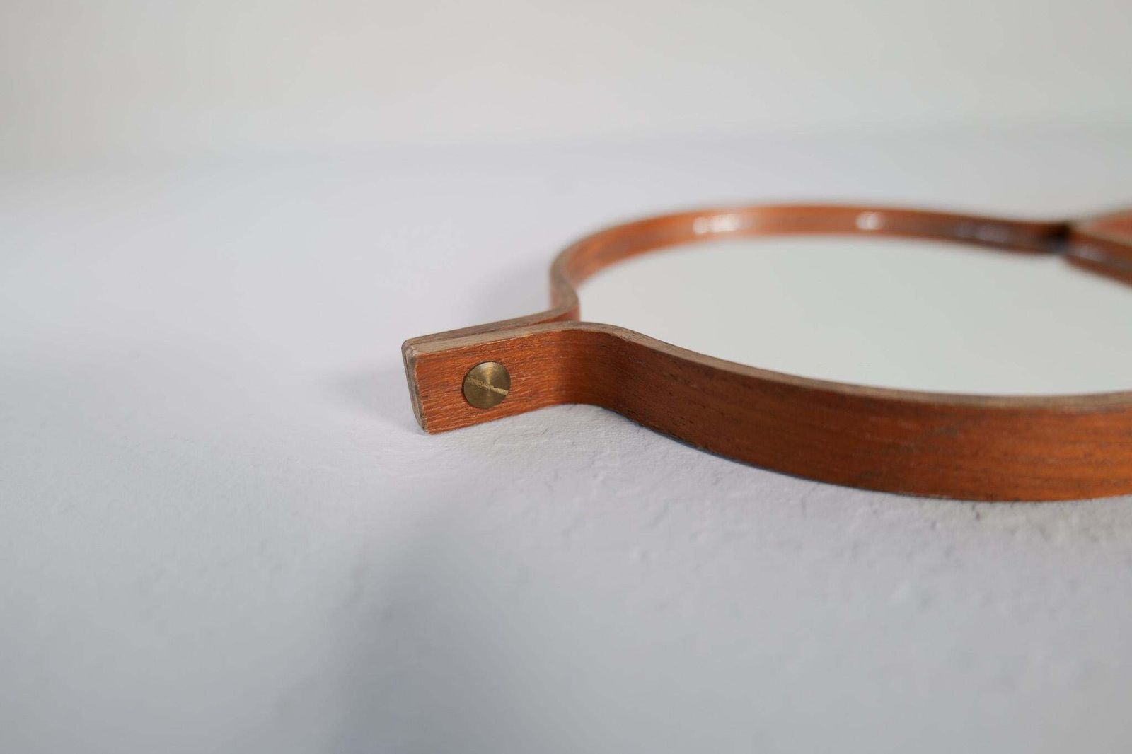 Midcentury Modern Hans Agne Jakobsson Hand Mirror, Sweden photo for sale
