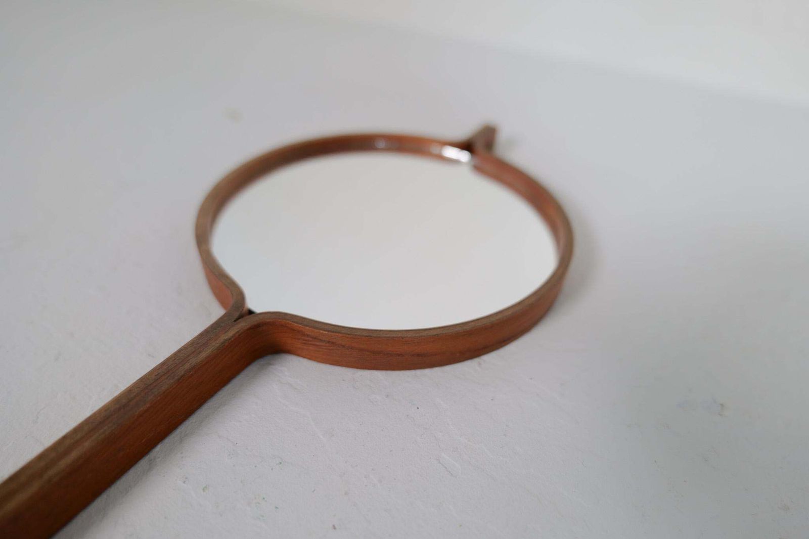 Midcentury Modern Hans Agne Jakobsson Hand Mirror, Sweden photo buy