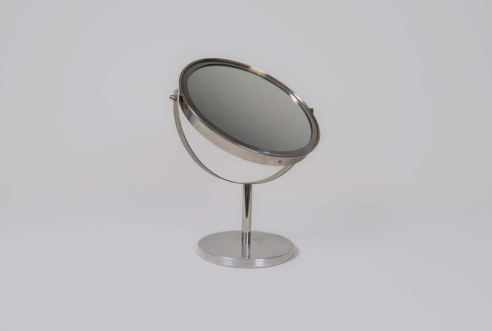 Midcentury Modern Hans Agne Jakobsson Chrome  Vanity Table Mirror, Sweden photo Home Decor