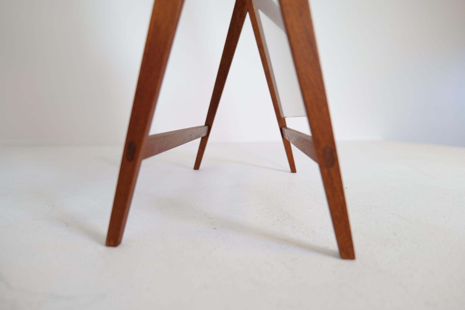 Mid Century Hans Agne Jakobsson Brass And Teak Large Rare Table Mirror, Sweden photo Home Decor