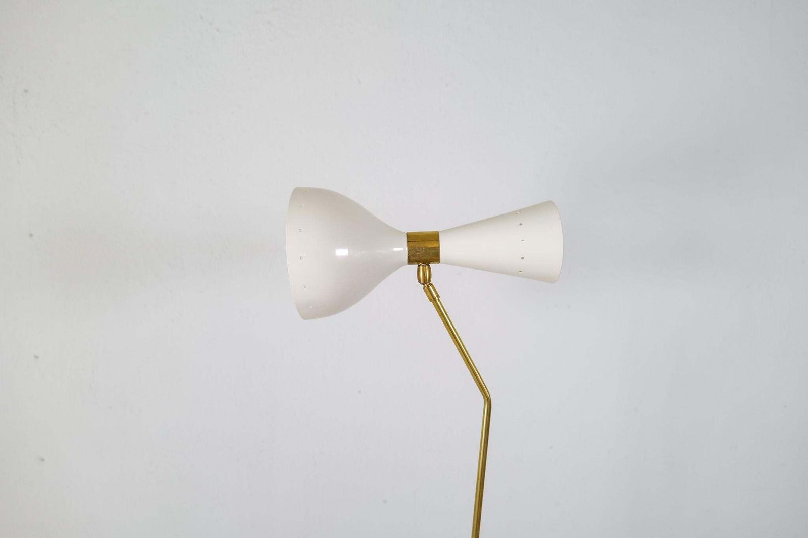 photo for sale Italian Modern Table Lamp Brass And Metal, Stilnovo Style
