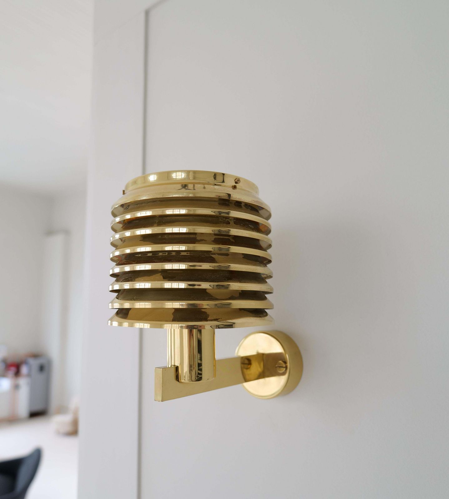 Midcentury Set Of Rare Hans Agne Jakobsson Wall Lamp Model V 299, 1960s photo furniture